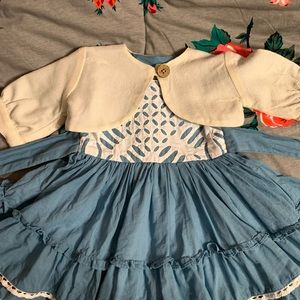 Well Dressed Wolf Dresses - 12m VVGUC dress. & 18m bolero VVGUC both by WDW Well Dressed Wolf Dresses - 12m VVGUC dress. & 18m bolero VVGUC both by WDW
